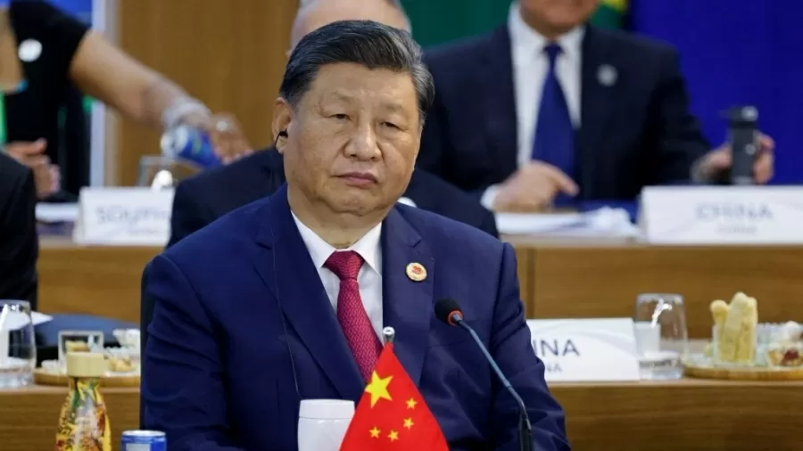 Xi Jinping não cedeu diante das tarifas impostas pelos EUA – Foto: Ludovic MARIN/AFP.