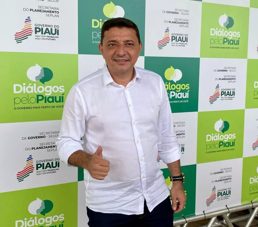 Prefeito Marciano Macêdo durante o evento. Foto: Leandro Cruz