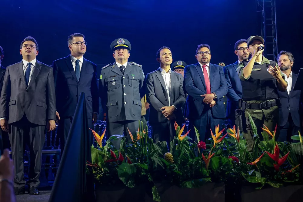 Anúncio foi feito na solenidade de formatura de novos policiais militaresFoto: Reprodução 