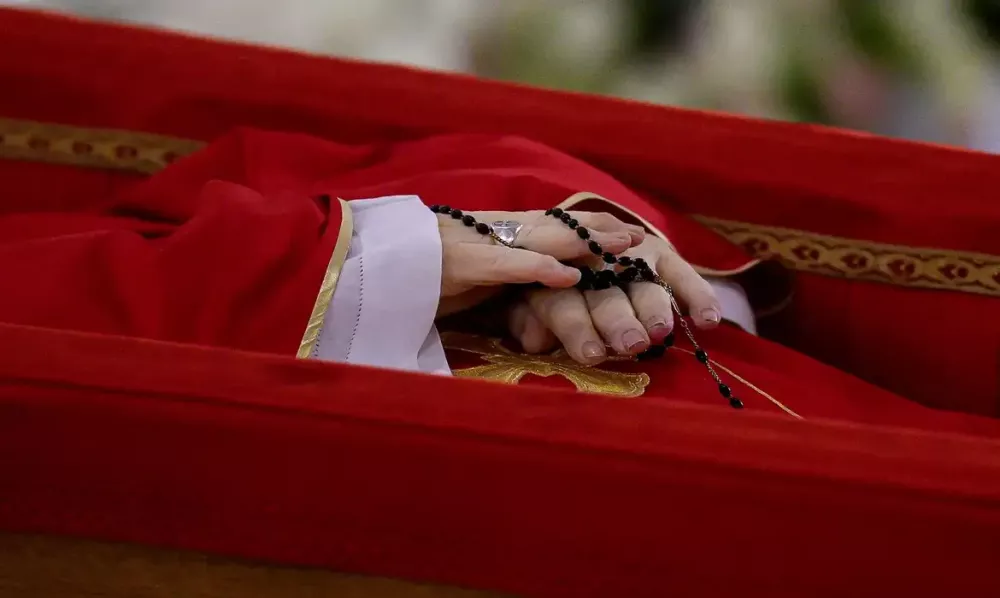 Papa Francisco: velório é aberto ao público no Vaticano. Foto: Agência Brasil