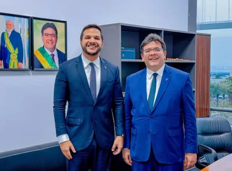 Washington Bandeira e Rafael Fonteles (Foto: Reprodução)