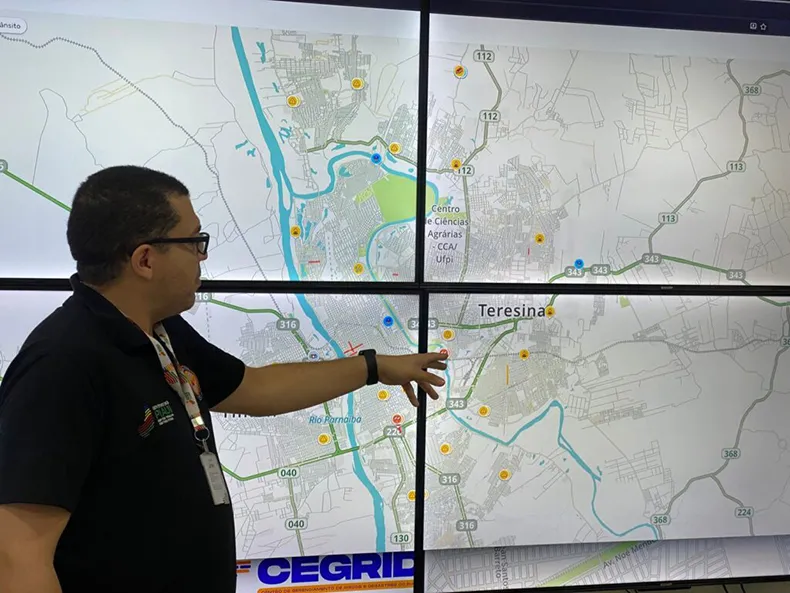 Parceria entre Defesa Civil e app ajuda motoristas a evitarem áreas alagadas no Piauí