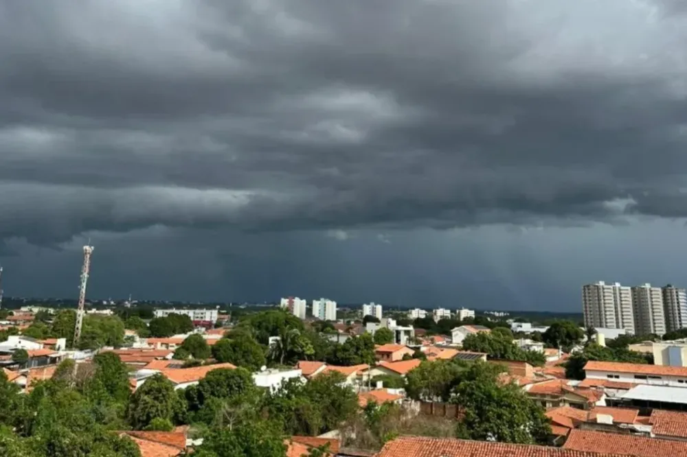 INMET emite alertas de chuvas intensas e vendaval para diversas regiões do Piauí