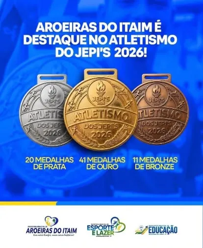 Aroeiras do Itaim brilha no JEPI’s 2026 e conquista 72 medalhas