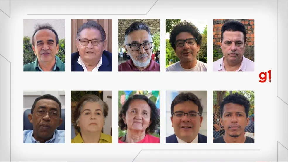 Piauí tem 10 pré-candidatos ao governo — Foto: Reprodução/Redes Sociais