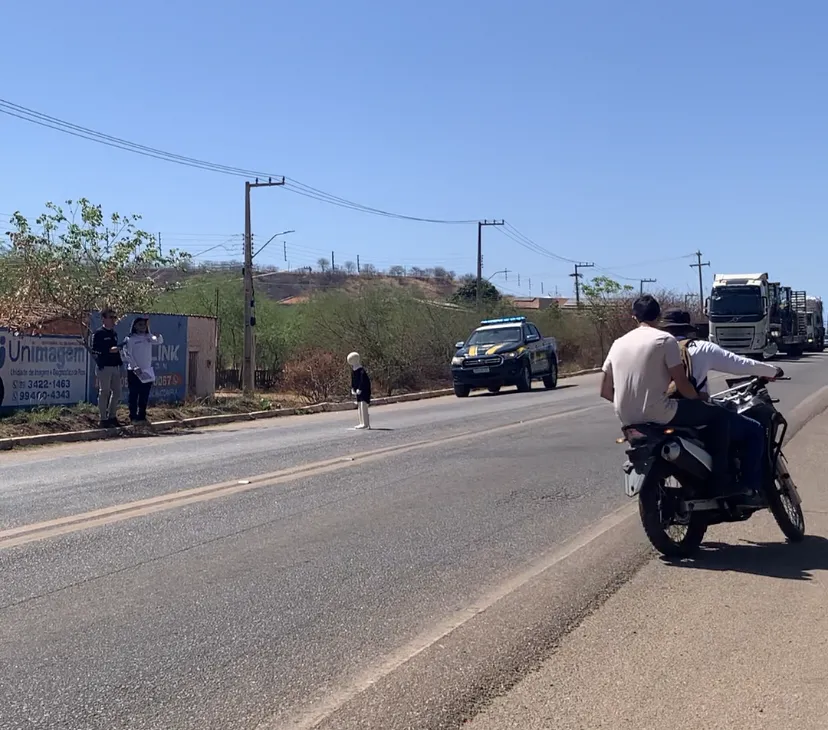 Atropelamento ocorreu na Avenida principal do bairro Junco, em 2025. Foto: Redação 