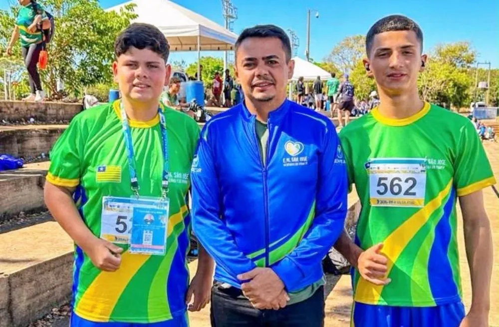 Atletas de Aroeiras do Itaim conquistam ouro no revezamento dos Jogos Escolares Brasileiros