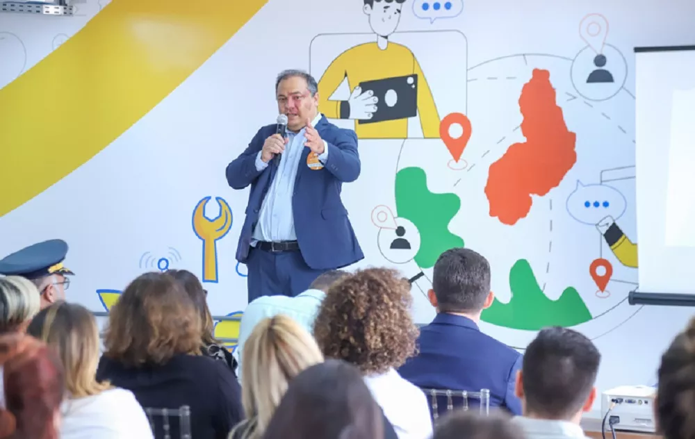 Delegado Lucy Keiko apresenta ferramenta Foto: Ascom/SSP-PI