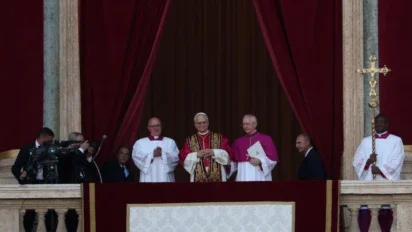 Novo Papa Leão XIV Foto: REUTERS/HANNAH MCKAY