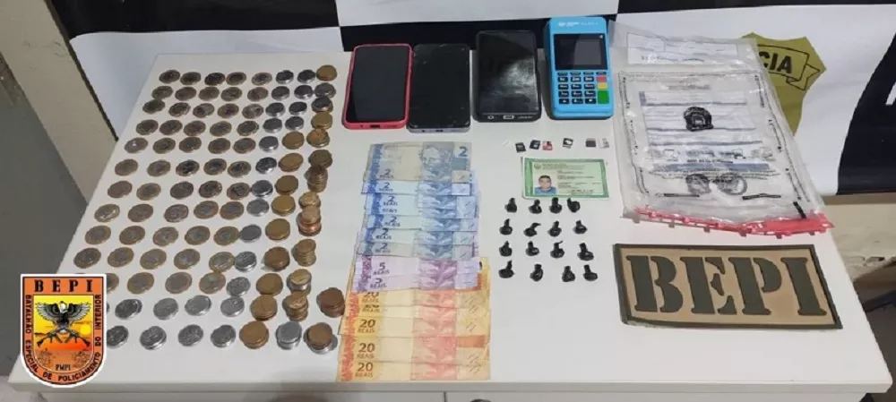 Material apreendido - Foto: Divulgação - BEPI