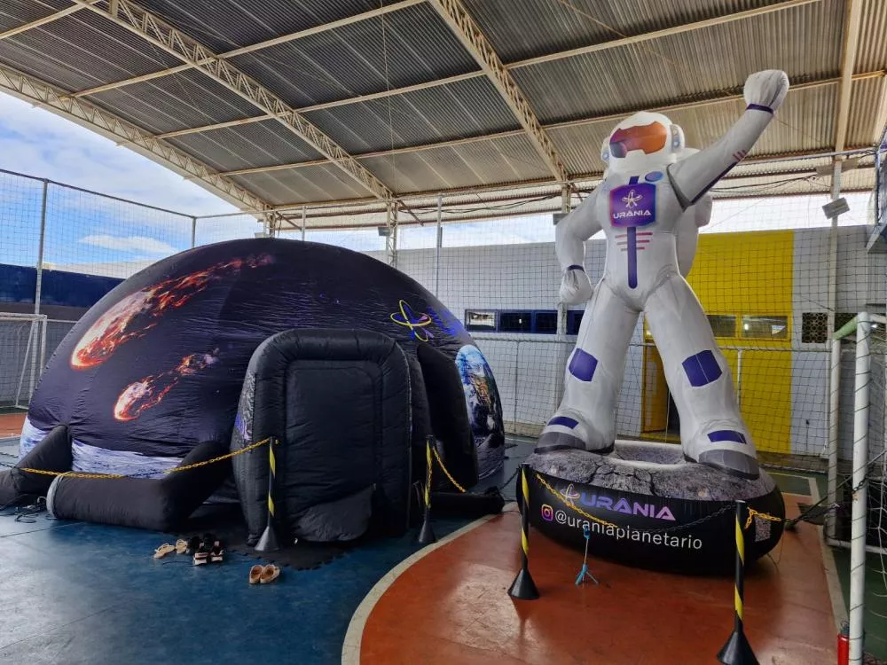 Urânia Planetário Móvel. Foto: Ascom 
