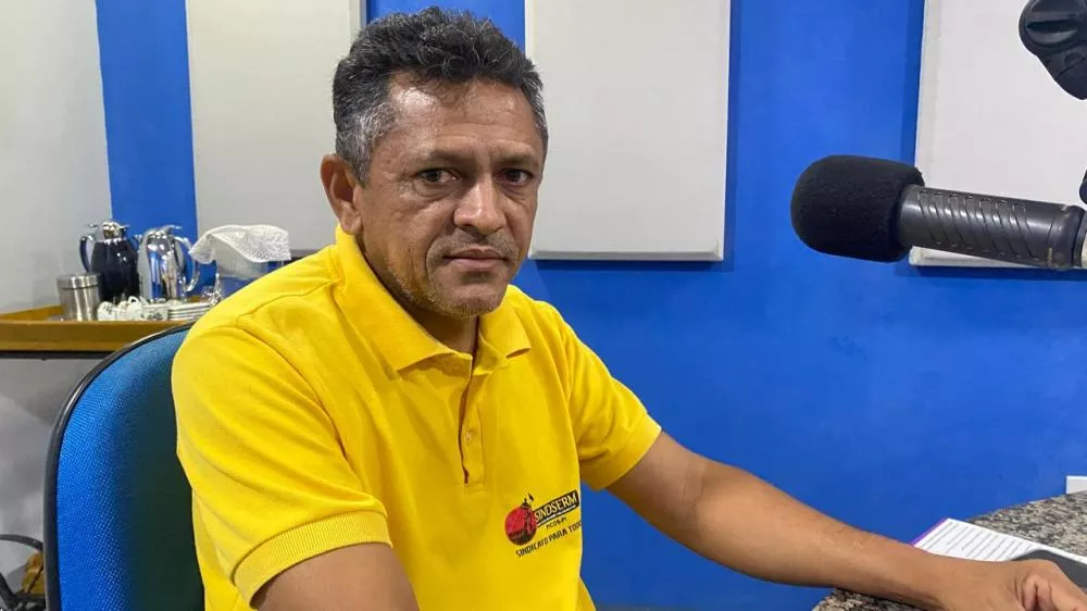 João Antônio - candidato à presidência do SINTE de Picos - Foto: Daniela Meneses