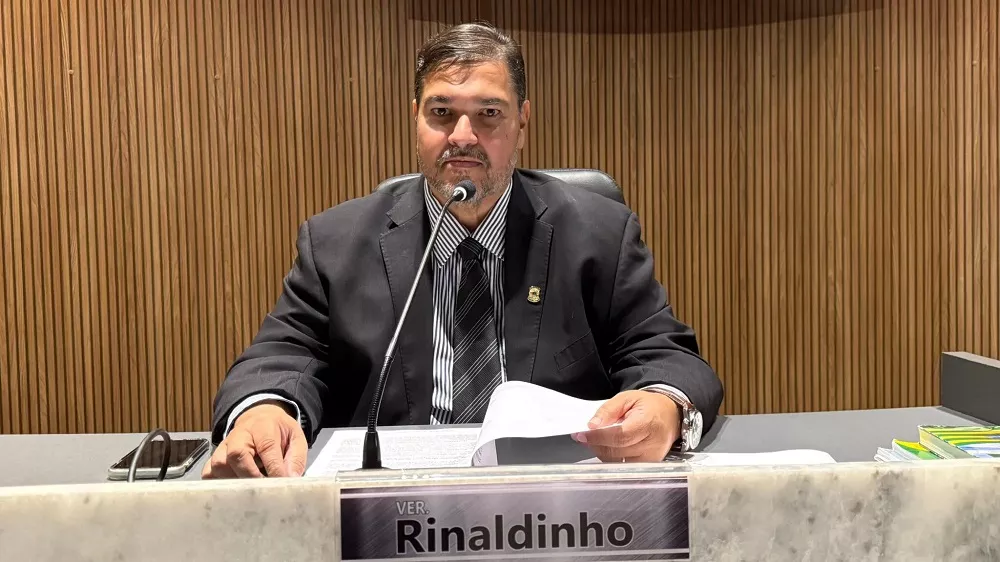 Presidente da Câmara Municipal de Picos, vereador Rinaldinho (Foto: Reprodução)