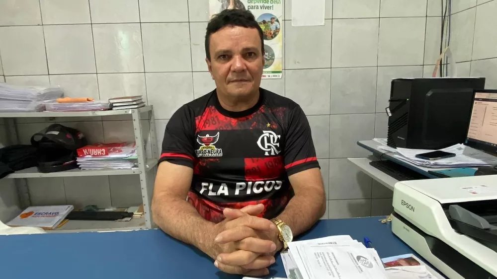 Presidente do Sindicato dos Trabalhadores e Trabalhadoras Rurais de Picos, Francisco Pereira (Foto: Daniela Meneses)